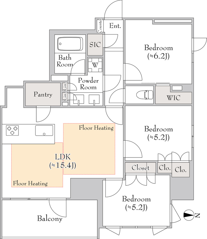 ルミーク錦糸町1501号室 部屋その他