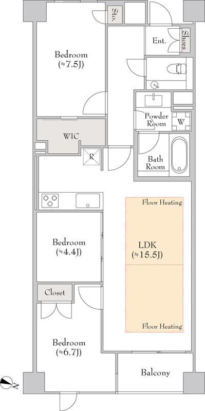 ダッシュリビング青山314号室 部屋その他