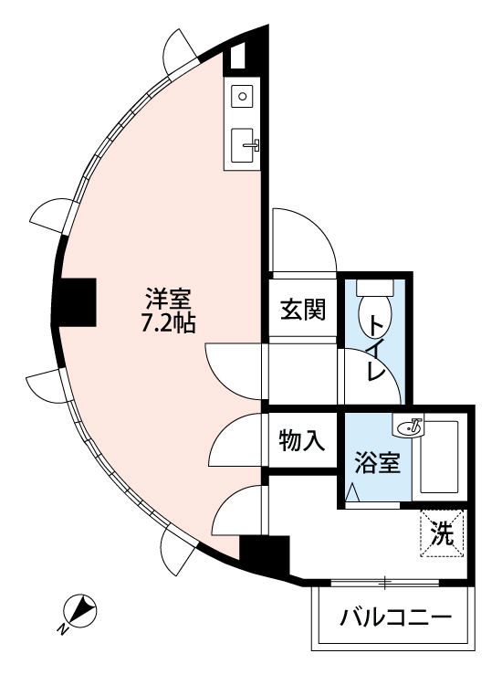 メゾン・ド・バーグ206号室 部屋その他