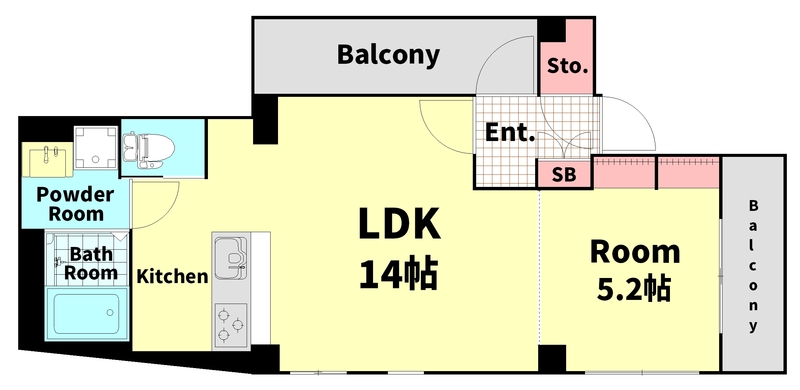 ＫＹ薬王寺 401の間取り図