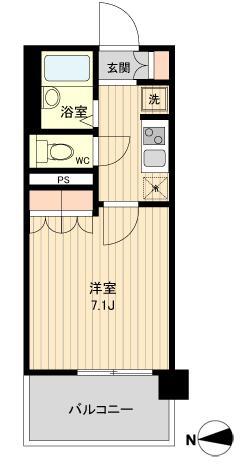 ラクアスレジデンス東新宿 0904の間取り図