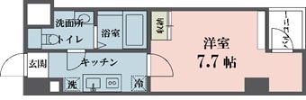 アムス四谷三丁目 0902の間取り図