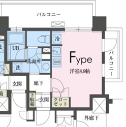 ガレリア東新宿 0501の間取り図