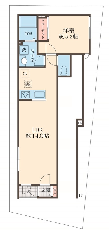 Licht 101 間取り図（募集元提供）