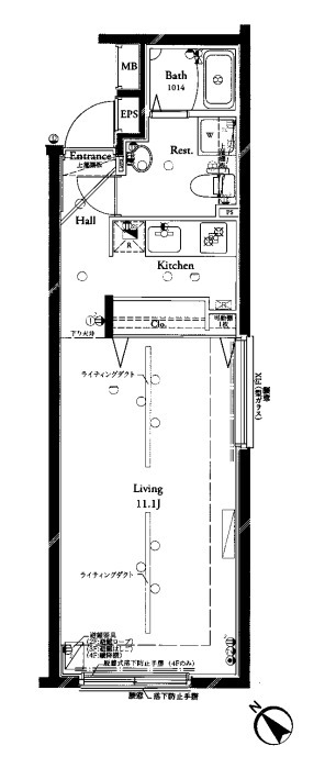 アーバイル西新宿 303の間取り図