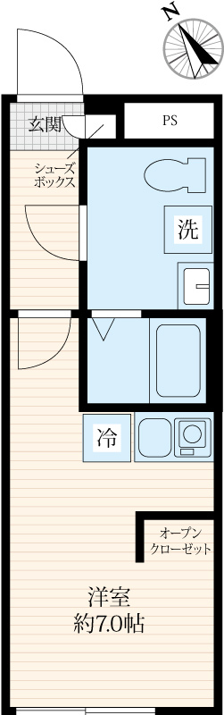 プレアス富久町 202の間取り図