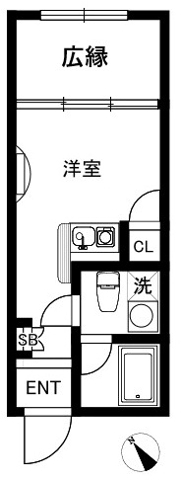 サンセリテ南麻布 302の間取り図