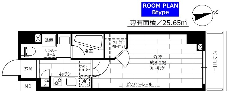ステージファースト飯田橋アジールコート 902の間取り図