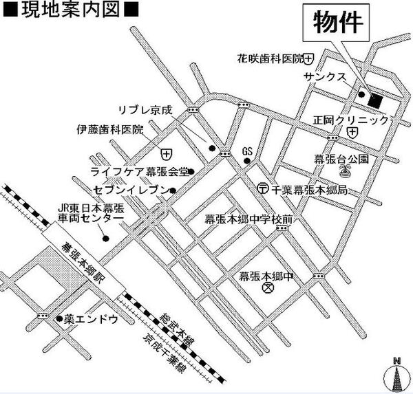 幕張台パークレジデンス 案内図