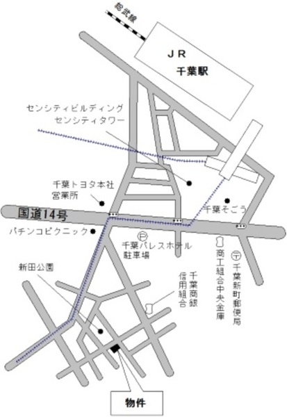 ハイムツインズ 案内図