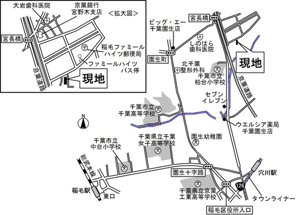 柏台グリーンヒルズ 案内図
